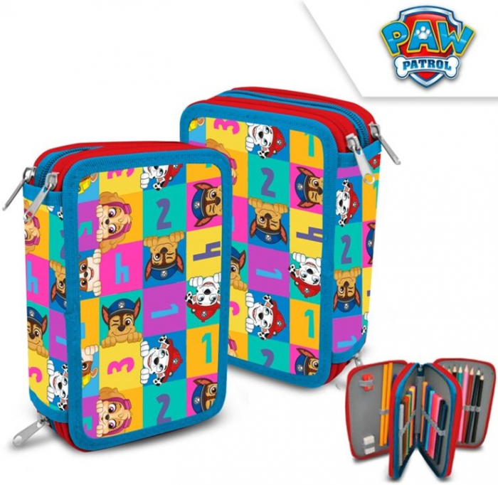 Penar echipat 42 piese, 3 compartimente, Paw Patrol [6]