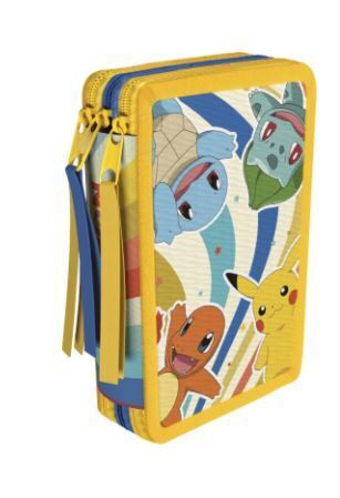 Penar echipat cu 39 piese, 3 compartimente Pokemon [1]