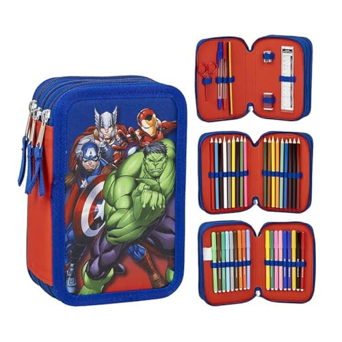 Penar echipat cu 43 piese Giotto, 3 compartimente, Avengers [2]