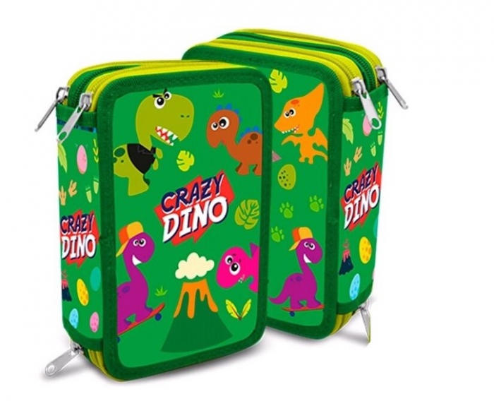 Penar echipat 43 piese, 3 compartimente, Crazy Dino [3]