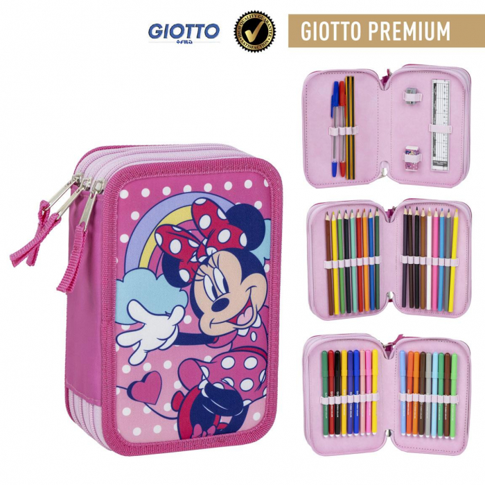 Penar echipat cu 43 piese Giotto, 3 compartimente Minnie Mouse Disney [1]