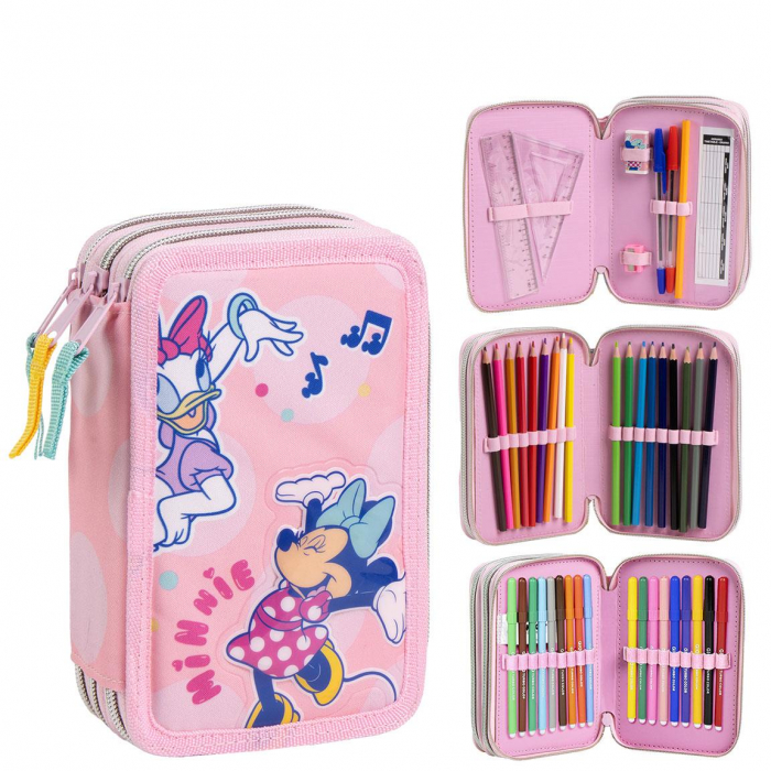 Penar echipat cu 43 piese Giotto, 3 compartimente Minnie Mouse Music Disney [1]