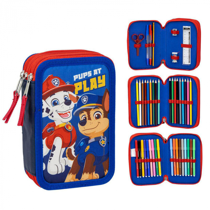 Penar echipat cu 43 piese Giotto, 3 compartimente, Paw Patrol Pups at Play [1]