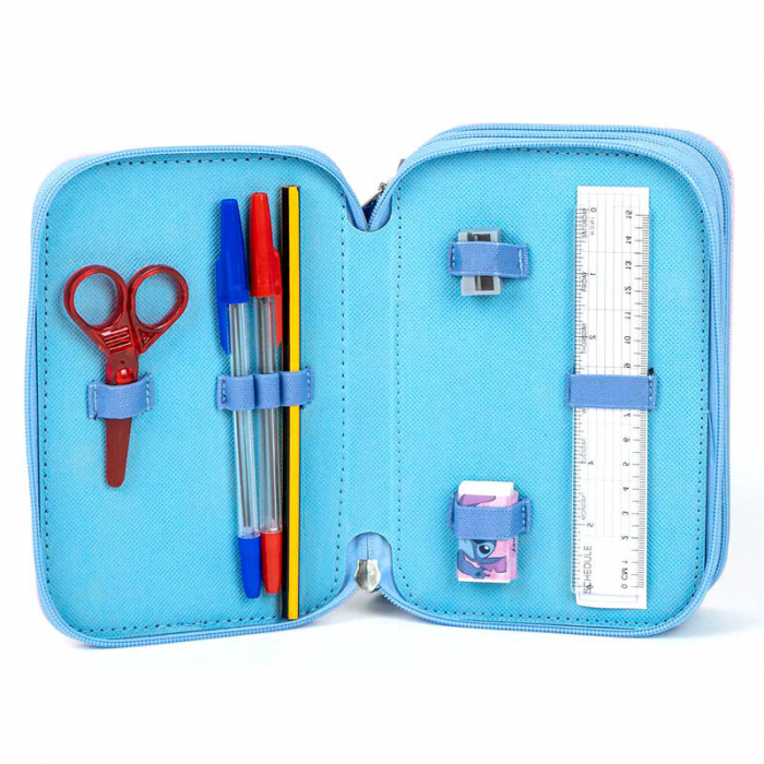 Penar echipat cu 43 piese Giotto, 3 compartimente, Stitch Aloha [7]