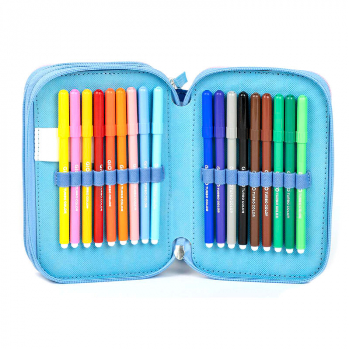 Penar echipat cu 43 piese Giotto, 3 compartimente, Stitch Aloha [9]