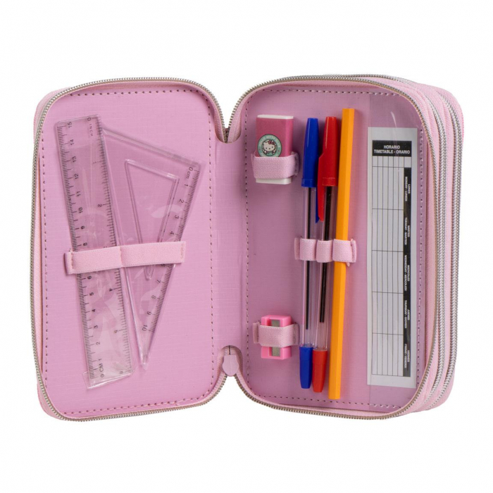 Penar echipat cu 44 piese Giotto, 3 compartimente, Hello Kitty [3]