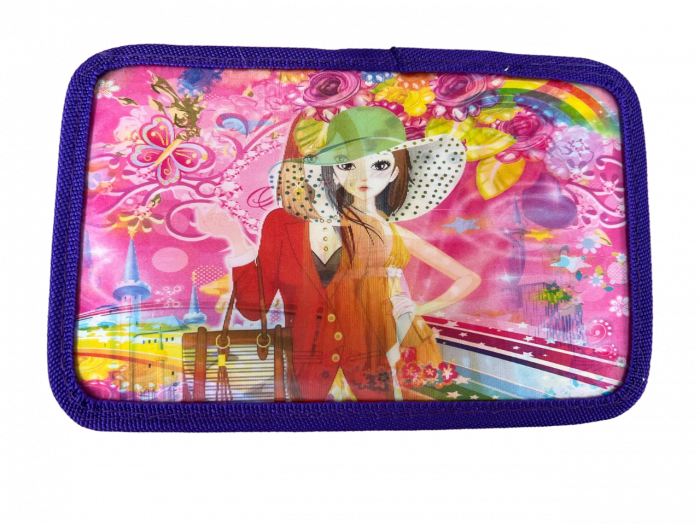 Penar ehipat Raibow Love, holograma 3D , 3 compartimente, 19x12x6 cm, 32 piese [1]