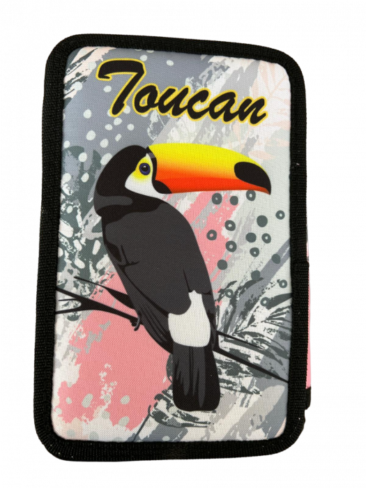 Penar ehipat Tucan, 3 compartimente, 19x12x5 cm, 32 piese [2]