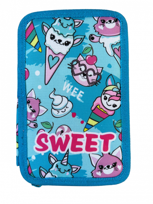 Penar ehipat Sweet Ice cream, 3 compartimente, 19x12x6 cm, 32 piese [2]