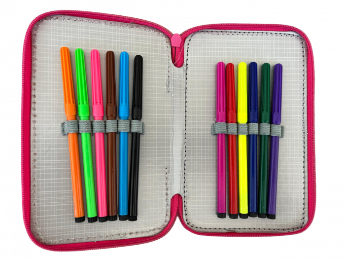 Penar ehipat 2 Fetite, 3 compartimente, 19x12x6 cm, 32 piese [4]
