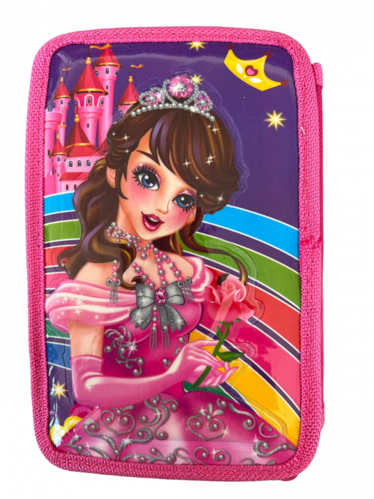 Penar ehipat Castel Girl 3D, 3 compartimente, 19x12x6 cm, 32 piese [2]