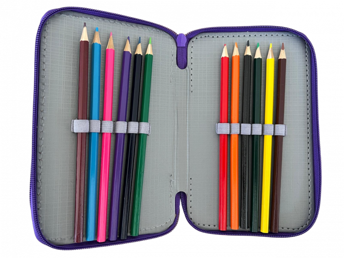 Penar ehipat Raibow Love, holograma 3D , 3 compartimente, 19x12x6 cm, 32 piese [5]