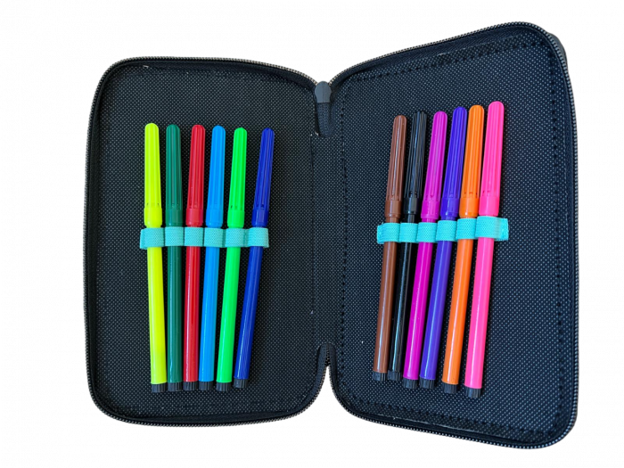 Penar ehipat Tigru , 3 compartimente, 19x12x6 cm, 32 piese [4]