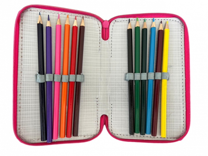 Penar ehipat Castel Girl 3D, 3 compartimente, 19x12x6 cm, 32 piese [5]