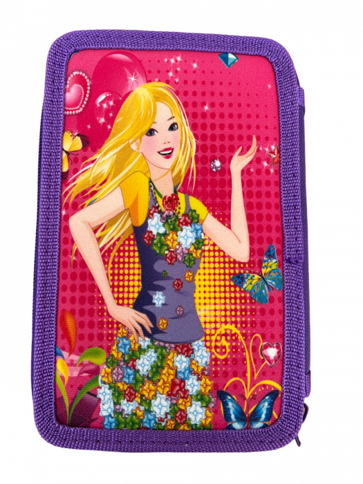 Penar ehipat Spring Girl, 2 compartimente, 19x12x5 cm, 22 piese [2]