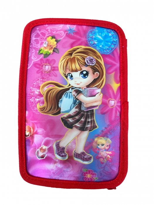 Penar ehipat School Girl, 3 compartimente, holograma 3D, 19x12x6 cm, 32 piese [2]