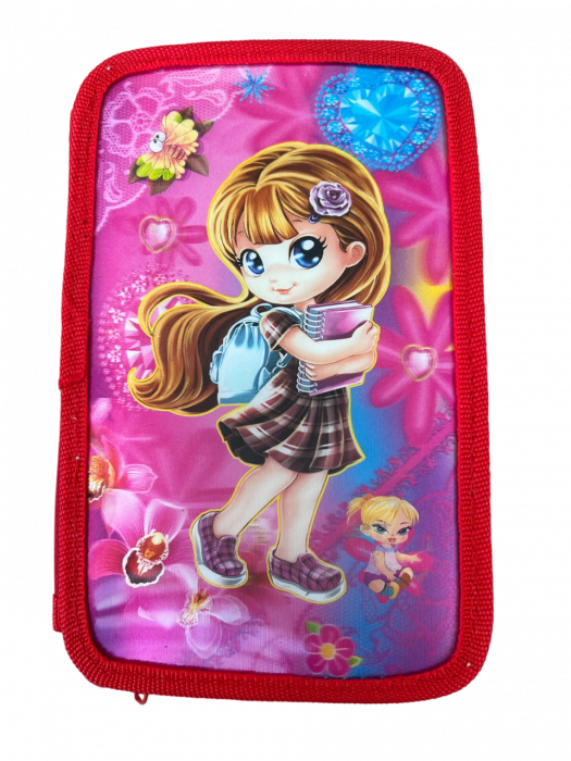 Penar ehipat School Girl, 3 compartimente, holograma 3D, 19x12x6 cm, 32 piese [1]