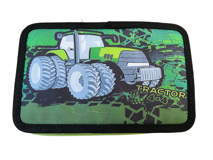 Penar ehipat Tractor 4x4, 3 compartimente, 19x12x6 cm, 32 piese [1]
