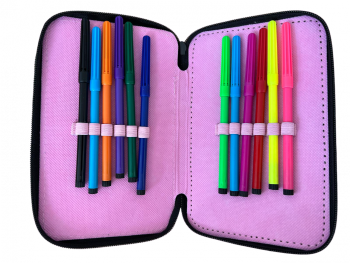 Penar ehipat Tucan, 3 compartimente, 19x12x5 cm, 32 piese [4]