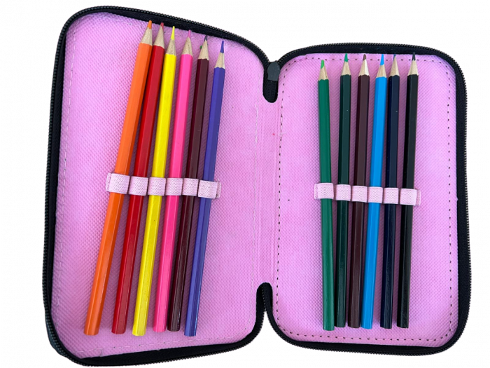 Penar ehipat Tucan, 3 compartimente, 19x12x5 cm, 32 piese [3]