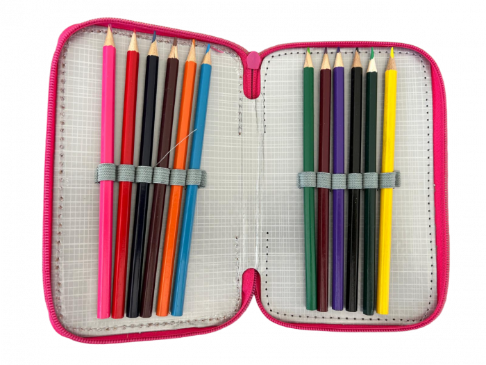 Penar ehipat 2 Fetite, 3 compartimente, 19x12x6 cm, 32 piese [3]