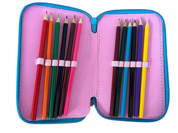 Penar ehipat Flamingo, 3 compartimente, 19x12x6 cm, 32 piese [5]
