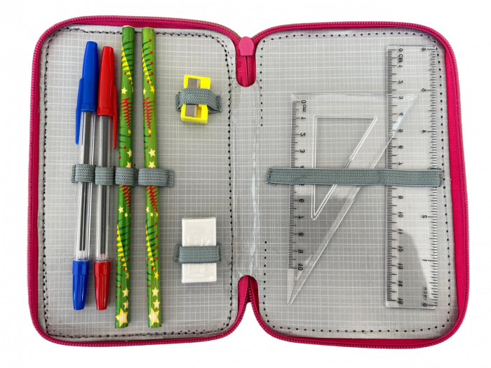 Penar ehipat 2 Fetite, 3 compartimente, 19x12x6 cm, 32 piese [2]