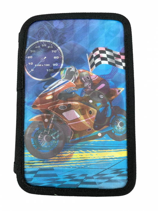 Penar ehipat Moto Speed, holograma 3D , 3 compartimente, 19x12x6 cm, 32 piese [2]