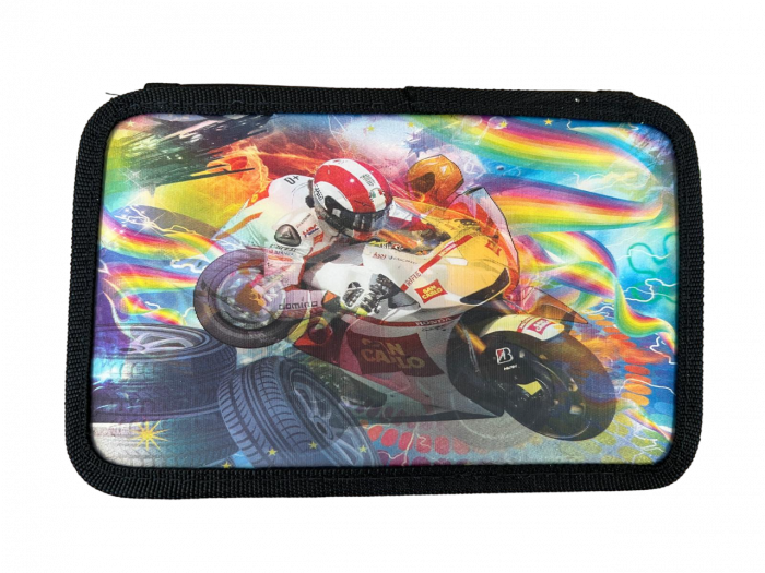 Penar ehipat Moto Race ,holograma 3D , 3 compartimente, 19x12x6 cm, 32 piese [5]