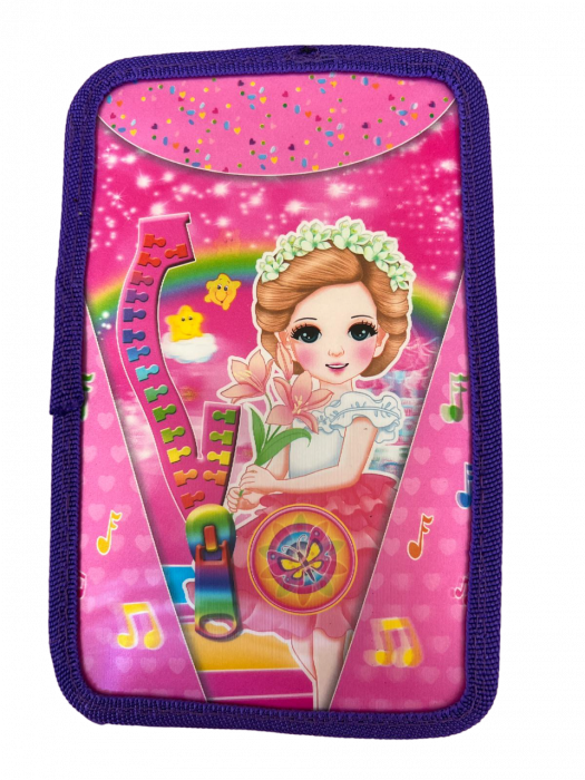 Penar ehipat Flower Girl, holograma 3D , 3 compartimente, 19x12x6 cm, 32 piese [2]