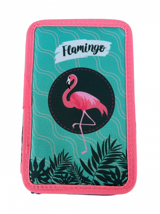 Penar ehipat Flamingo, 3 compartimente, 19x12x6 cm, 32 piese [2]