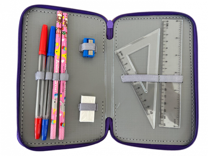 Penar ehipat Judy , 3 compartimente, 19x12x5 cm, 32 piese [5]