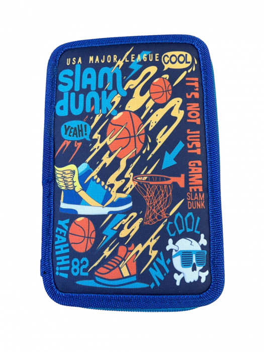 Penar ehipat Slam Dunk, 3 compartimente, 19x12x5 cm, 32 piese [1]