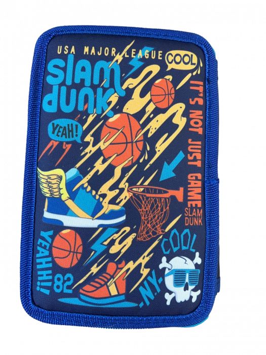 Penar ehipat Slam Dunk, 3 compartimente, 19x12x5 cm, 32 piese [2]