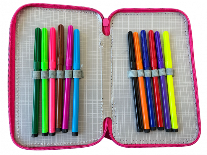 Penar 3 Printese ehipat , 3 compartimente, 19x12x5 cm, 32 piese [4]