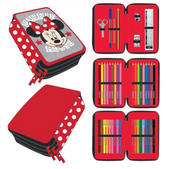 Penar triplu echipat 43 piese Minnie Mouse Star [2]