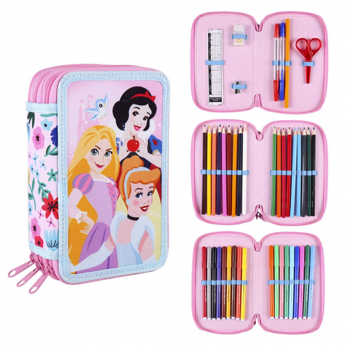 Penar triplu echipat 43 piese Printesele Disney [2]