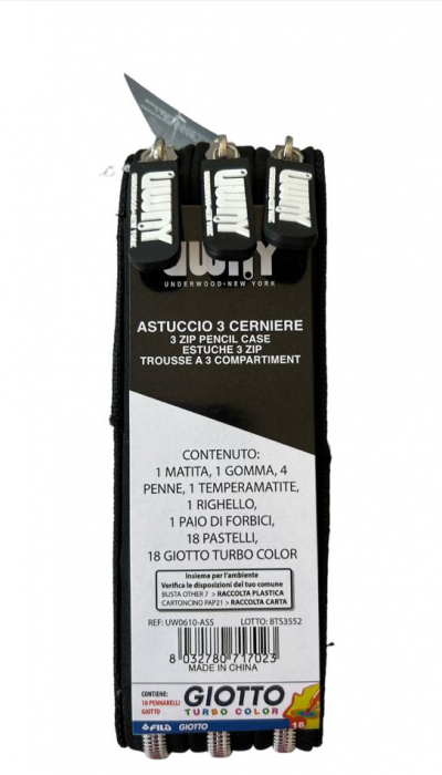 Penar triplu echipat 44 piese UWNY Giotto Turbocolor [2]