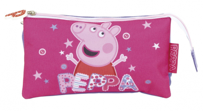 Penar triplu neechipat Peppa Pig, 21x6x8 cm [2]