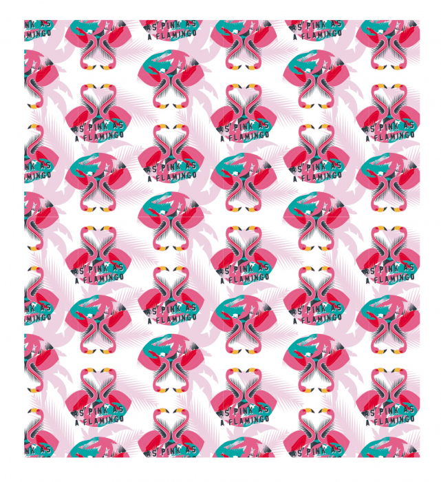 Perdea de dus Flamingo [2]