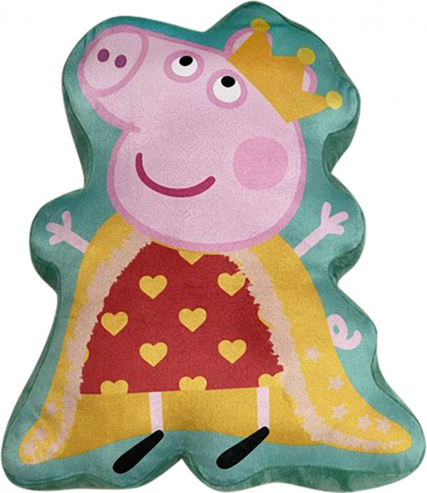 Pern─â decorativa in forma de Peppa Pig Queen, 35x36x7 cm [1]