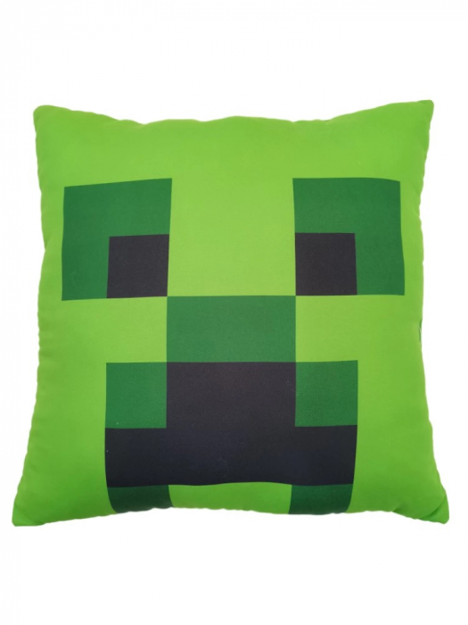 Perna decorativa pentru copii Minecraft Creeper 40x40 cm [2]