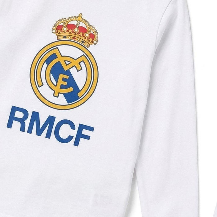 Pijama cozy cu mânecă lungă și design Real Madrid [3]