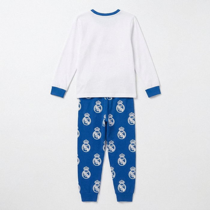 Pijama cozy cu mânecă lungă și design Real Madrid [2]