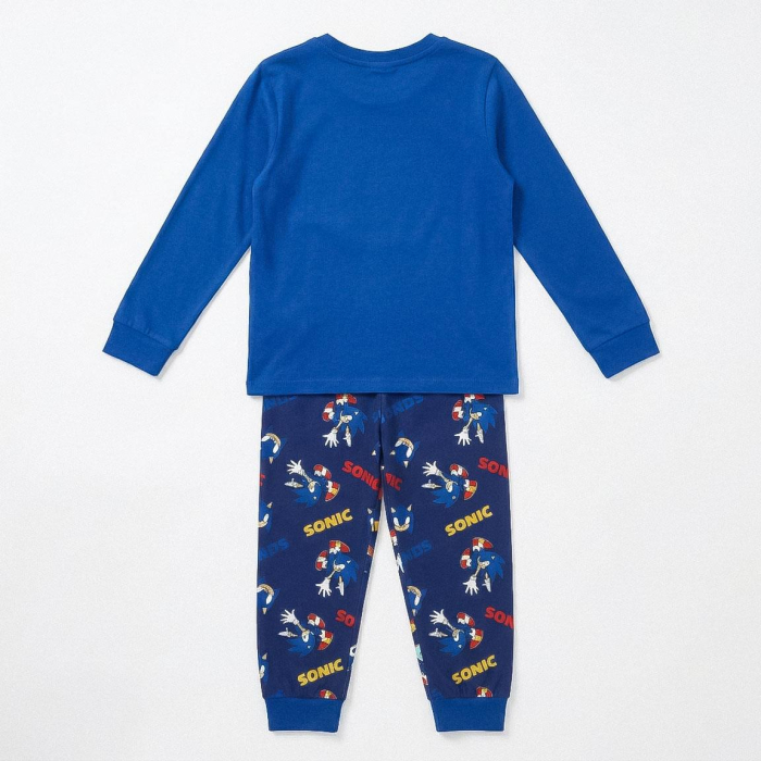 Pijama cozy cu mânecă lungă și design Sonic [2]