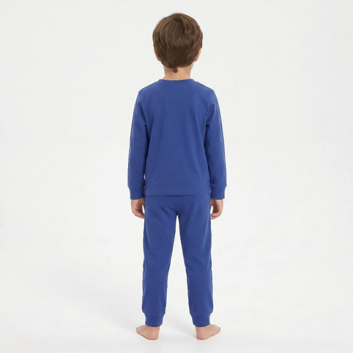 Pijama interlock cu mânecă lungă și design FC Barcelona [6]