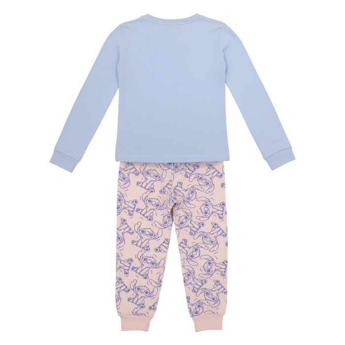 Pijama bumbac, 2 piese, maneca lunga Aloha Stitch [4]