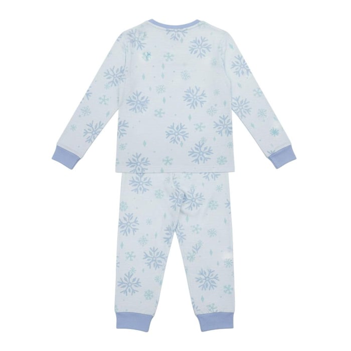 Pijama bumbac, 2 piese, maneca lunga Elsa Frozen [4]