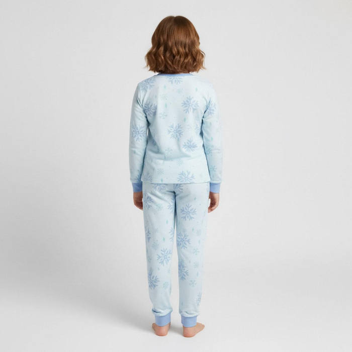 Pijama bumbac, 2 piese, maneca lunga Elsa Frozen [2]