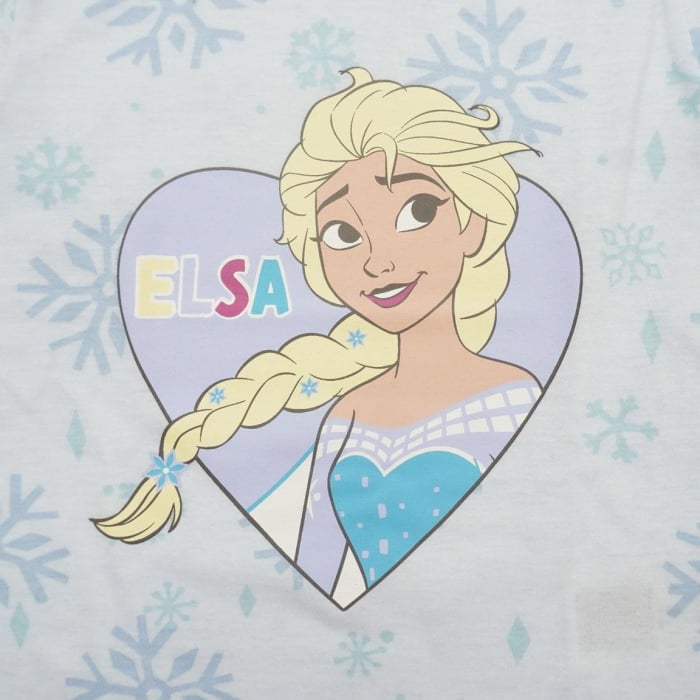Pijama bumbac, 2 piese, maneca lunga Elsa Frozen [5]